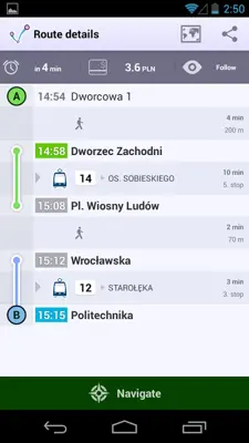 jakdojade.pl android App screenshot 12